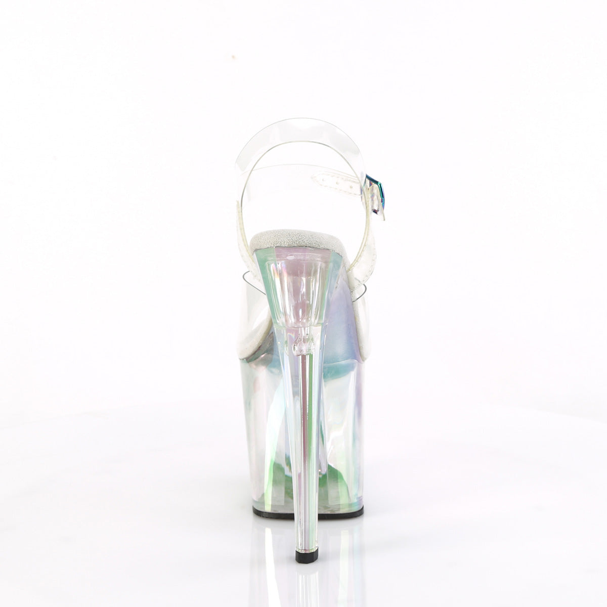 8" Heel, 3 3/4" PF Ankle Strap Sandal (Pleaser ENC708HT/C/HT)
