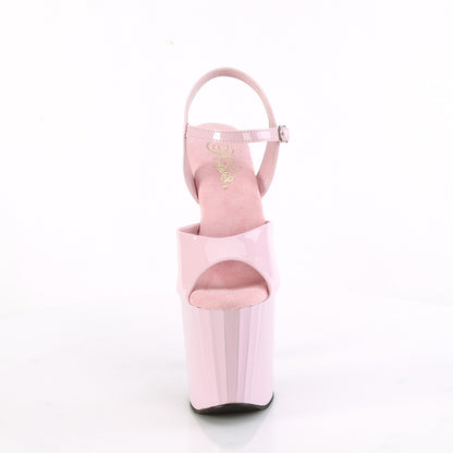8" Heel, 3 3/4" PF Ankle Strap Sandal (Pleaser ENC709/B/M)