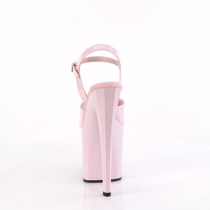 8" Heel, 3 3/4" PF Ankle Strap Sandal (Pleaser ENC709/B/M)