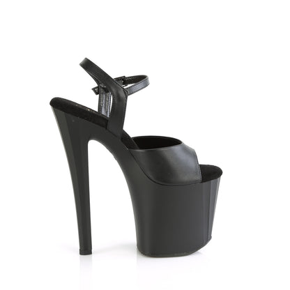 8" Heel, 3 3/4" PF Ankle Strap Sandal (Pleaser ENC709/B/M)