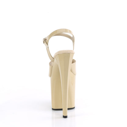 8" Heel, 3 3/4" PF Ankle Strap Sandal (Pleaser ENC709/B/M)