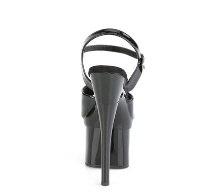7" Heel, 3" PF Ankle Strap Sandal (Pleaser ESTM709/B/C-B)