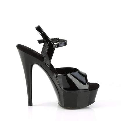 6" Heel, 1 3/4" PF Ankle Strap Sandal (Pleaser EXC609/B/M)