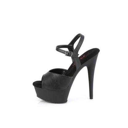 6" Heel, 1 3/4" PF Ankle Strap Sandal (Pleaser EXC609/B/M)
