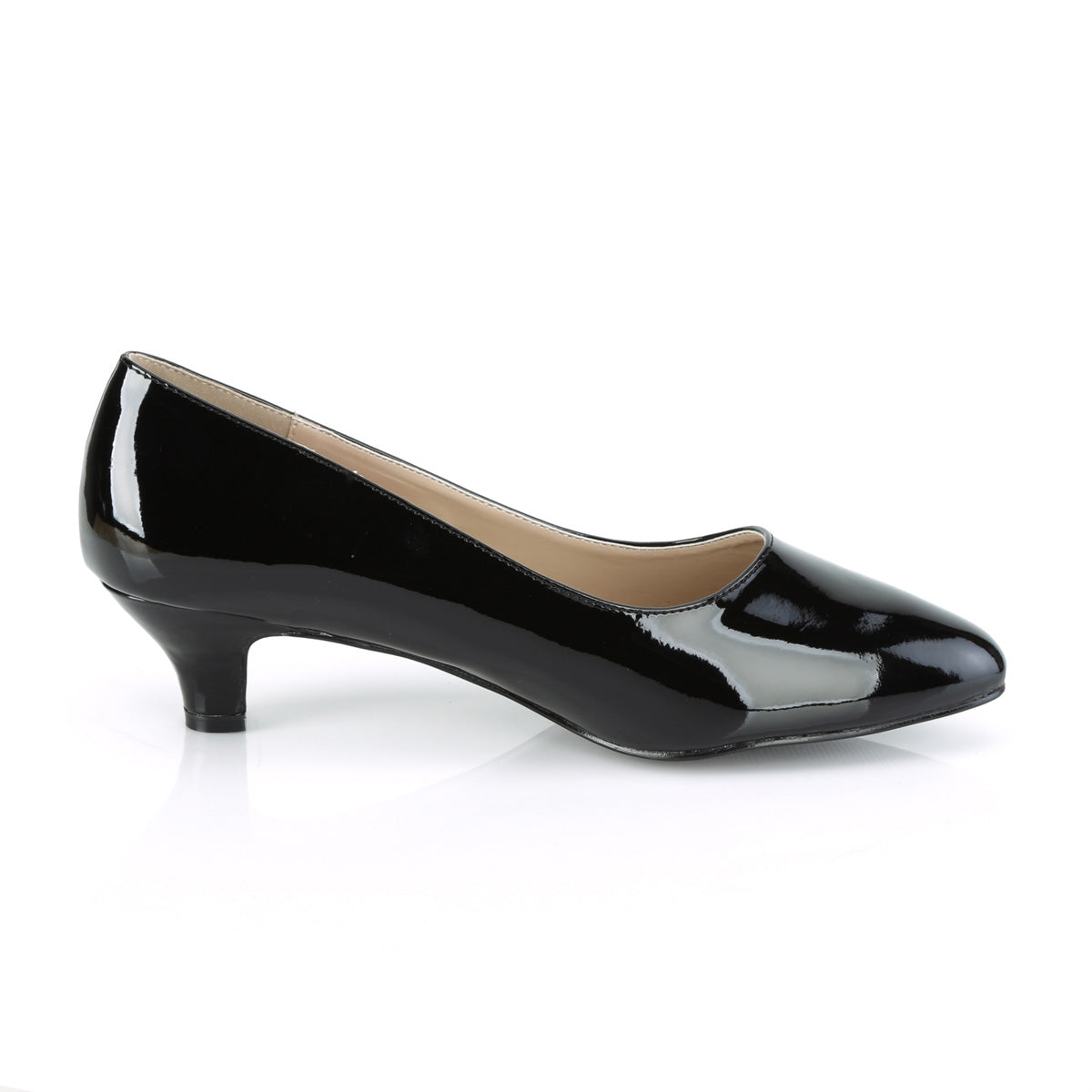 2" Block Heel Classic Pump (Pleaser Pink Label FAB420/B)