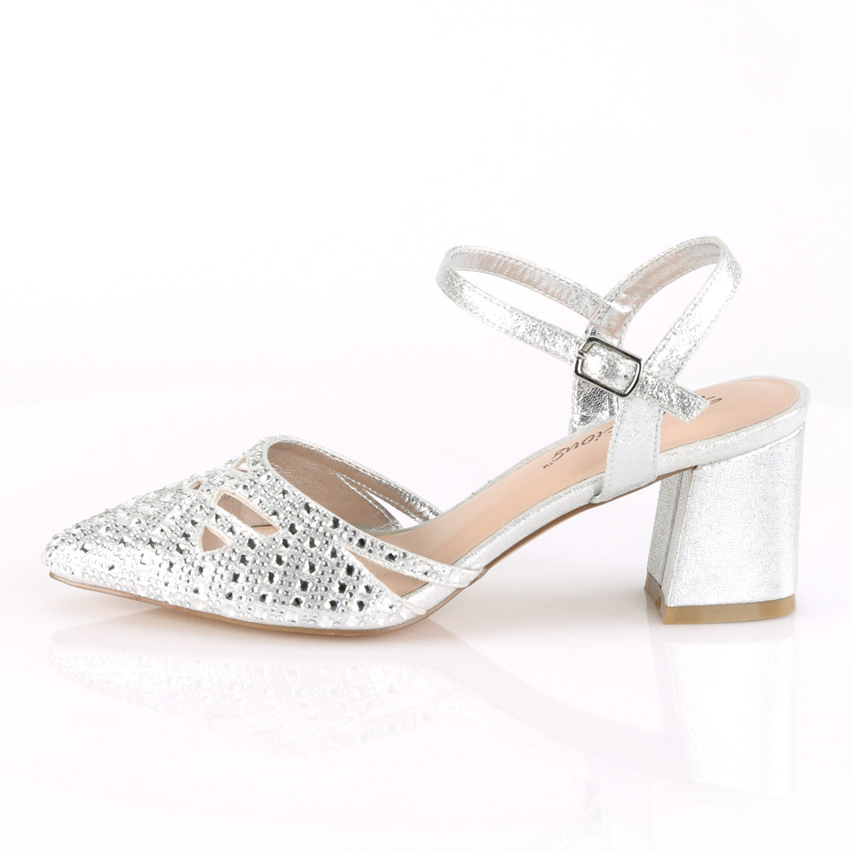 *2 3/4" Block Heel Ankle Strap Pump (Fabulicious FAYE06/SFA)