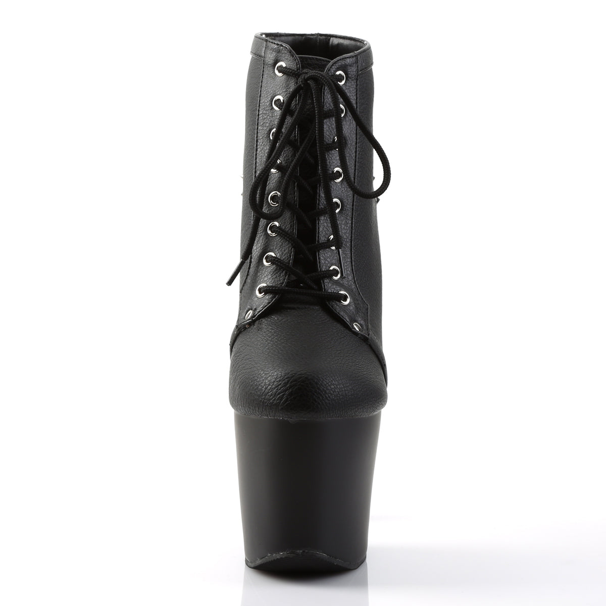 7" Heel, 3 1/4" PF Lace Up Ankle Bootie (Pleaser FEA700-28/BPU/M)