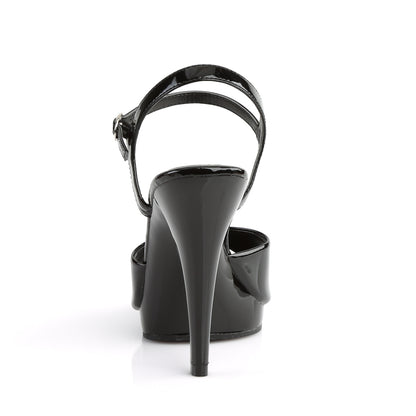 4 1/2" Heel, 1/2" PF Ankle Strap Sandal (Fabulicious FLA409/B/M)