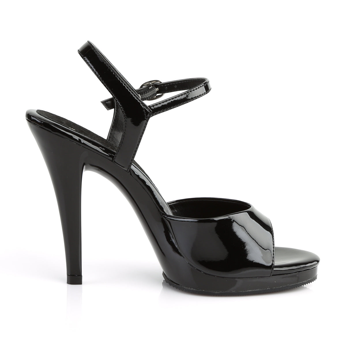 4 1/2" Heel, 1/2" PF Ankle Strap Sandal (Fabulicious FLA409/B/M)