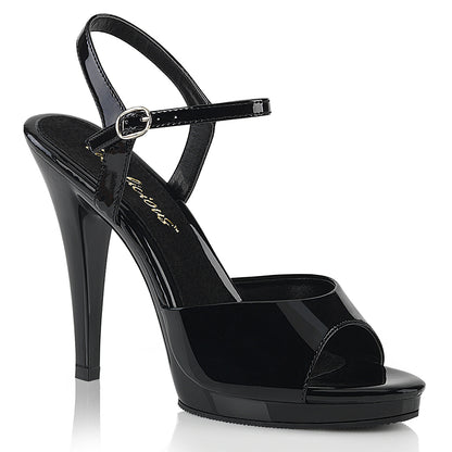 4 1/2" Heel, 1/2" PF Ankle Strap Sandal (Fabulicious FLA409/B/M)