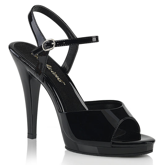 4 1/2" Heel, 1/2" PF Ankle Strap Sandal (Fabulicious FLA409/B/M)
