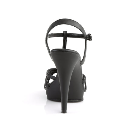 4 1/2" Stiletto Heel T-Strap PF Sandal (Fabulicious FLA420/B/M)