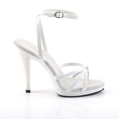 4 1/2" Heel, 1/2" PF Strappy Ankle Wrap PF Sandal (Fabulicious FLA436/B/M)