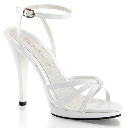 4 1/2" Heel, 1/2" PF Strappy Ankle Wrap PF Sandal (Fabulicious FLA436/B/M)