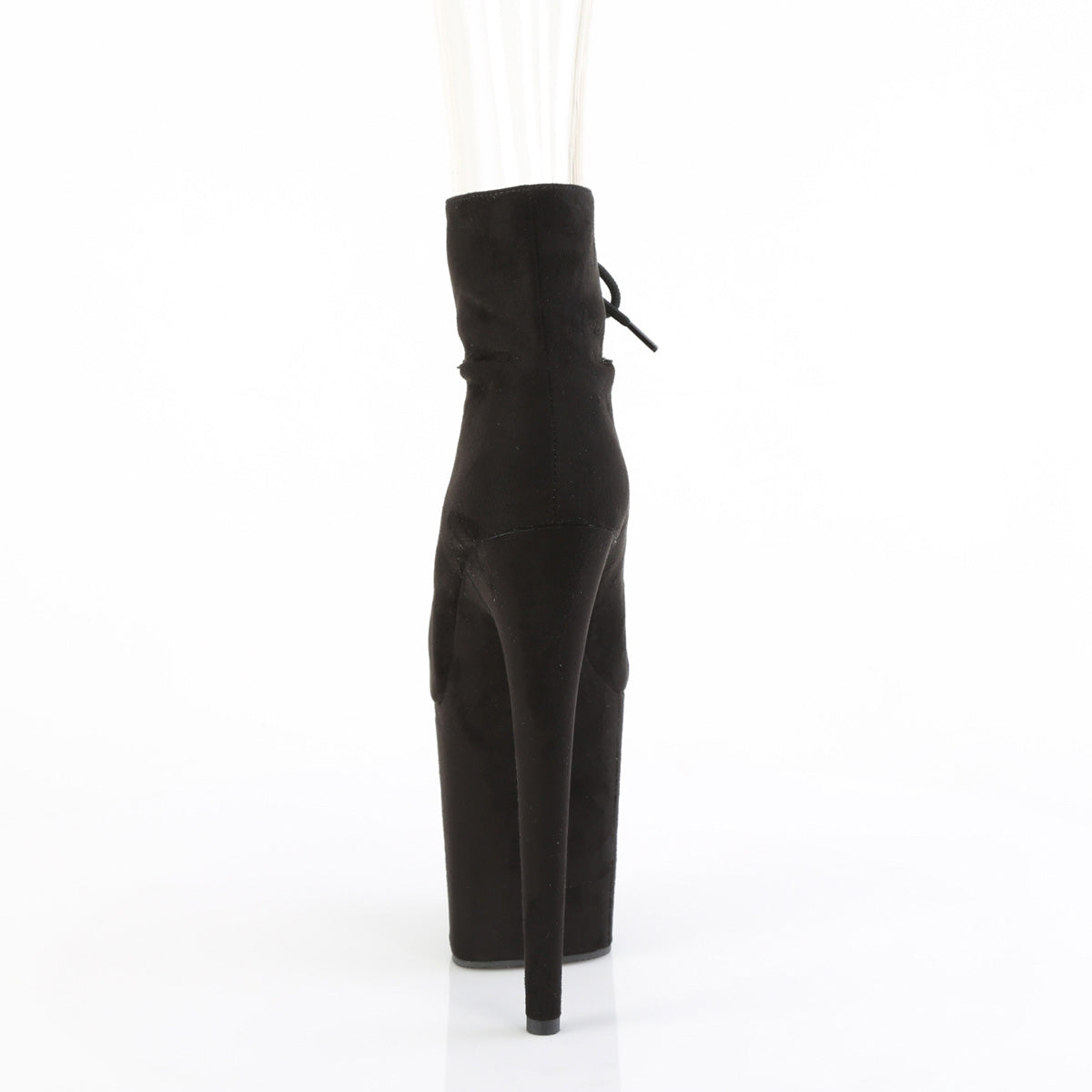8" Heel, 4" PF Lace-Up Front Bootie (Pleaser FLAM800-22/BFS/M)