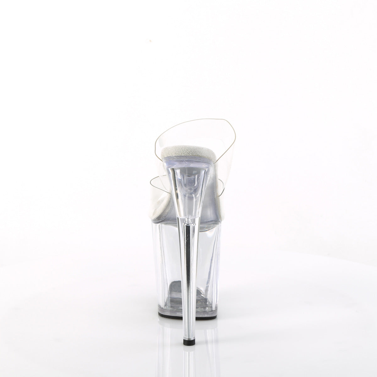 8" Heel Two Band Platform Slide (Pleaser FLAM802/C/B)