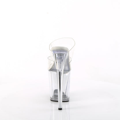 8" Heel Two Band Platform Slide (Pleaser FLAM802/C/B)