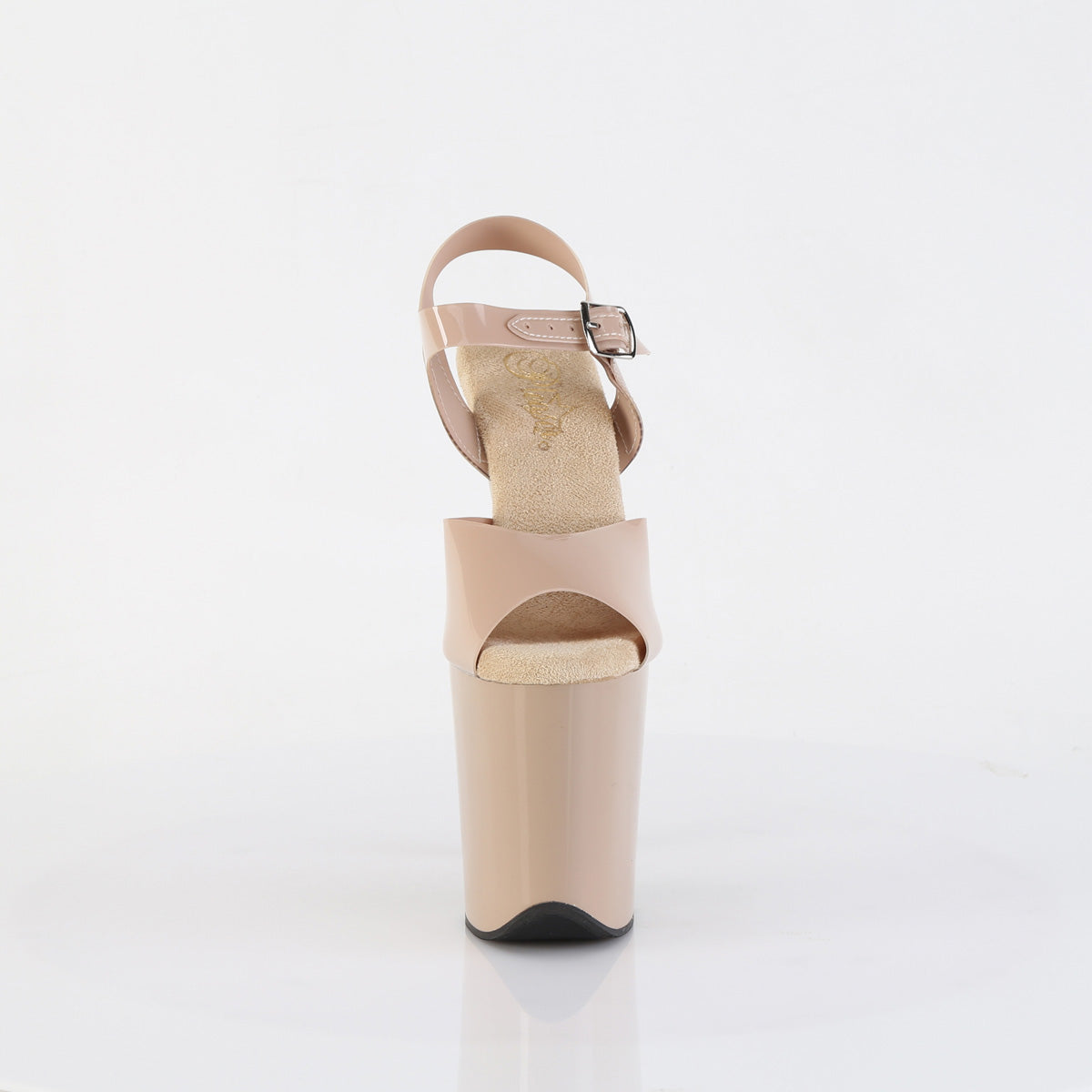 8" Heel, 4" PF Ankle Strap Sandal (Pleaser FLAM808N/BPTPU/M)