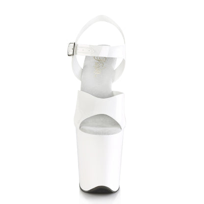 8" Heel, 4" PF Ankle Strap Sandal (Pleaser FLAM808N/BPTPU/M)