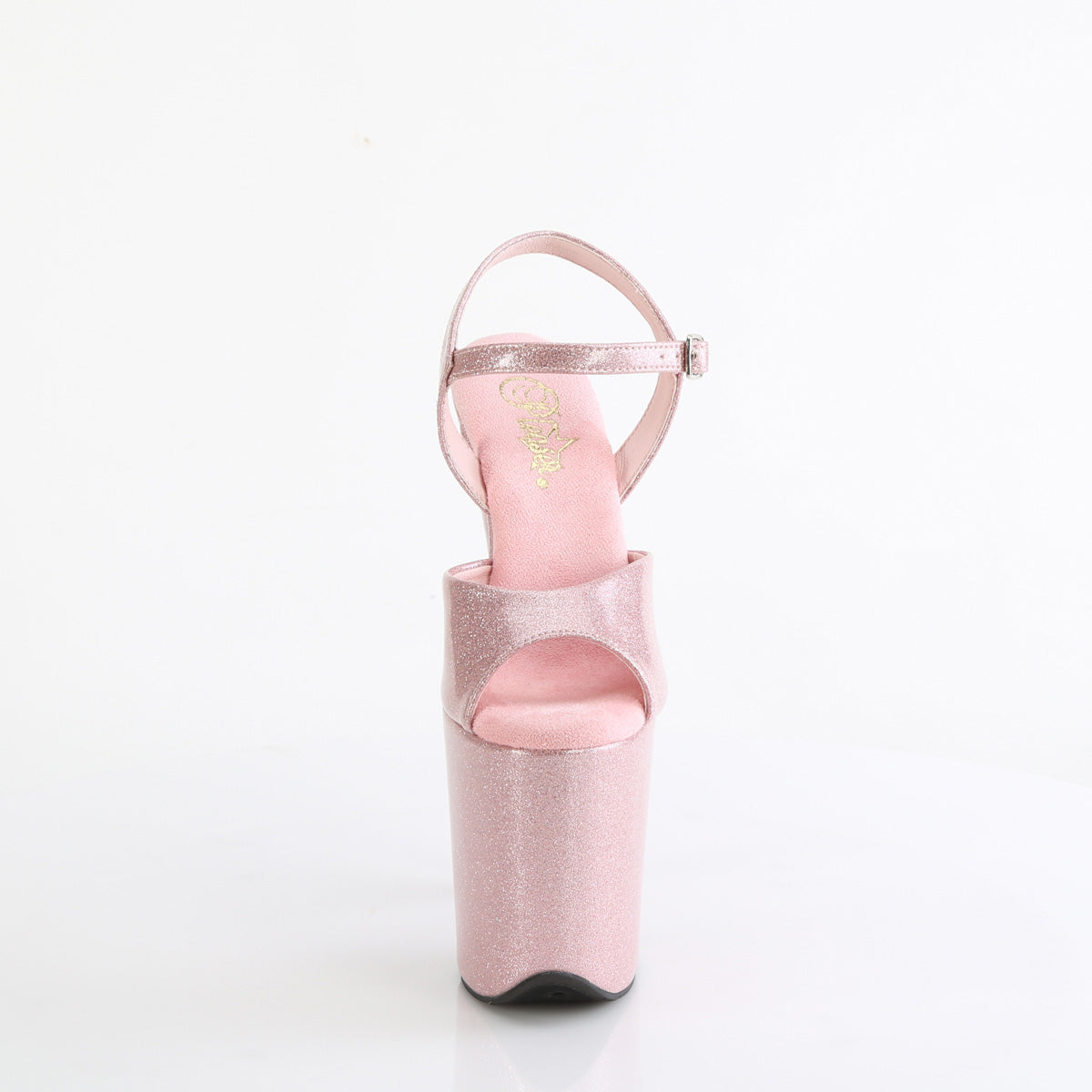 8" Heel, 4" PF Ankle Strap Sandal (Pleaser FLAM809GP/AQG/M)