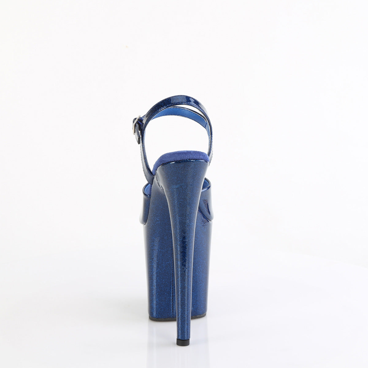 8" Heel, 4" PF Ankle Strap Sandal (Pleaser FLAM809GP/AQG/M)