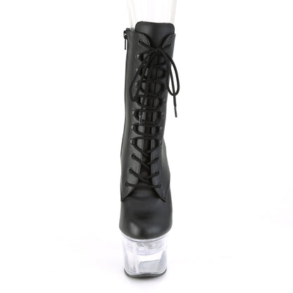 7" Heel, 2 3/4" PF LED Illuminated Ankle Boot, Side Zip (Pleaser FDANCE1020-7/B/C)