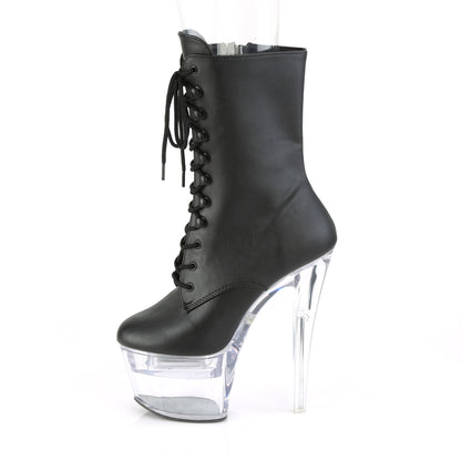7" Heel, 2 3/4" PF LED Illuminated Ankle Boot, Side Zip (Pleaser FDANCE1020-7/B/C)