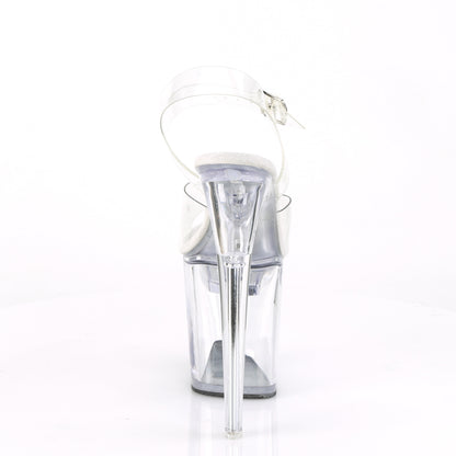 8" Heel, 4" PF LED Illuminated Ankle Strap Sandal (Pleaser FDANCE808/C/M)