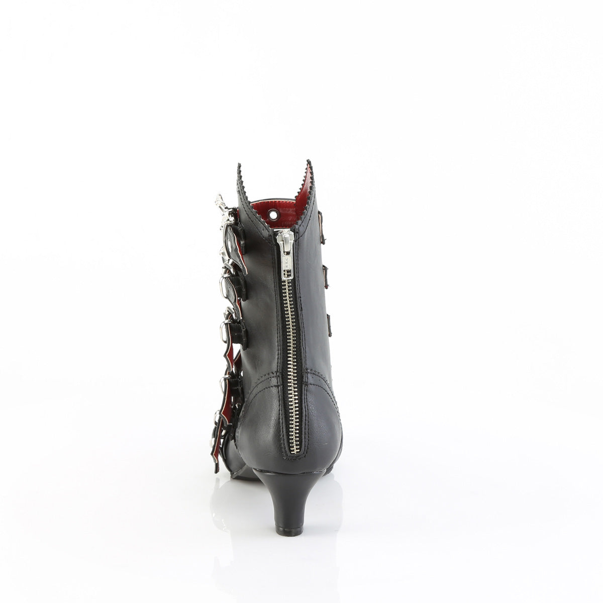 2" Heel 1 1/2" Concealed PF Maryjane Pump w/ Spat (Demonia FLO1035/BVL)