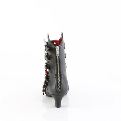 2" Heel 1 1/2" Concealed PF Maryjane Pump w/ Spat (Demonia FLO1035/BVL)