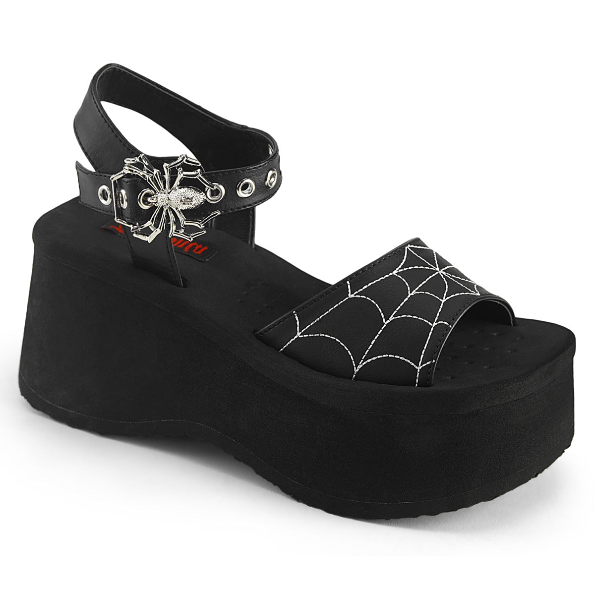 2 1/2" PF Ankle Strap Sandal (Demonia FUNN10/BVL)