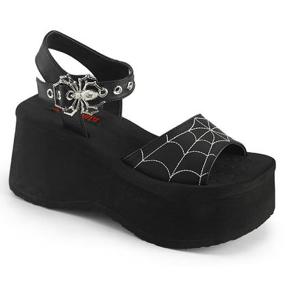 2 1/2" PF Ankle Strap Sandal (Demonia FUNN10/BVL)