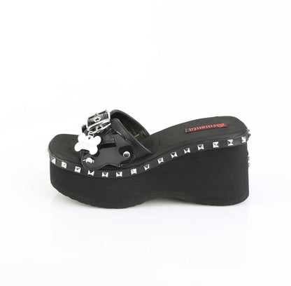 2 1/2" Platform Slide Sandal (Demonia FUNN28/SMKTPU-VL)