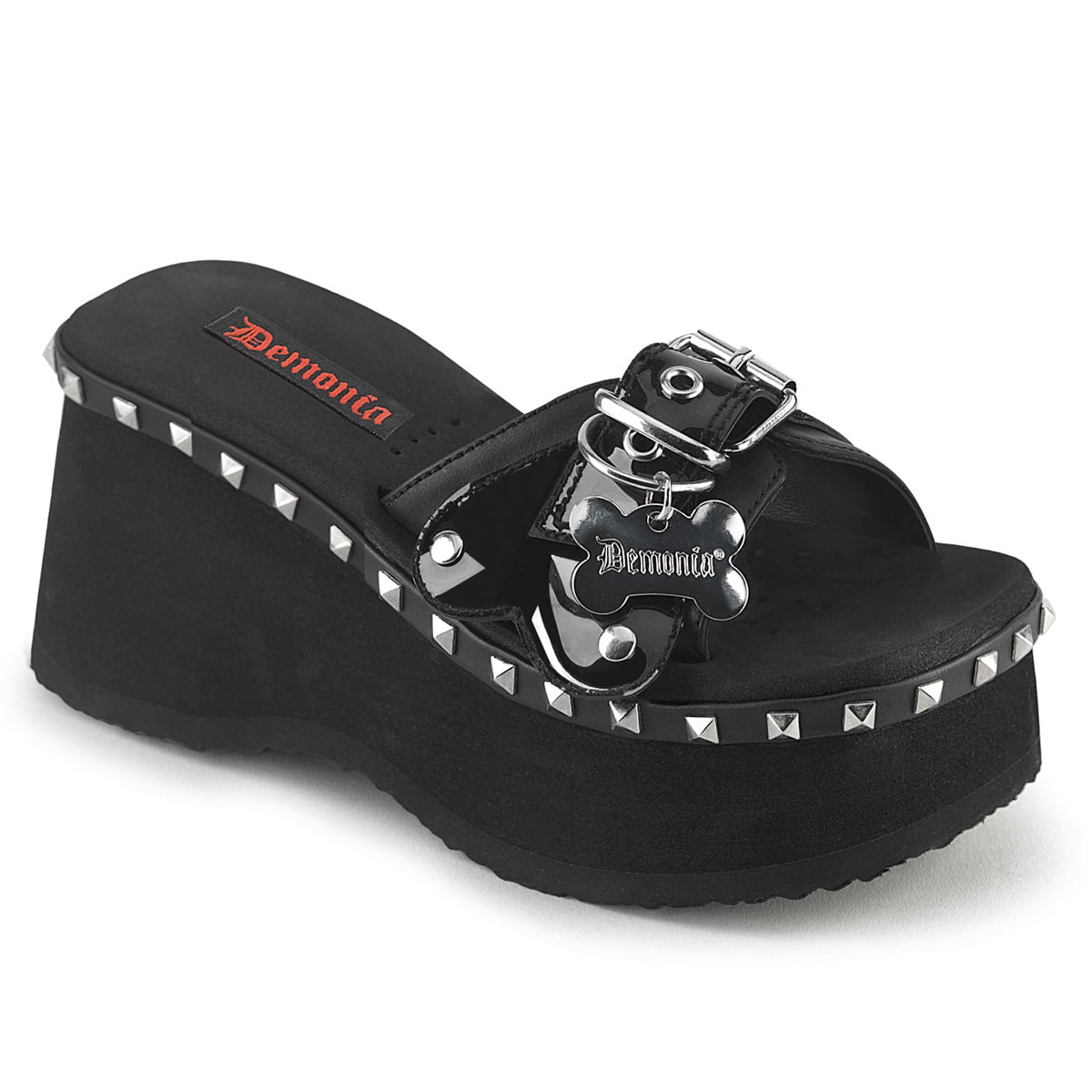 2 1/2" Platform Slide Sandal (Demonia FUNN28/SMKTPU-VL)