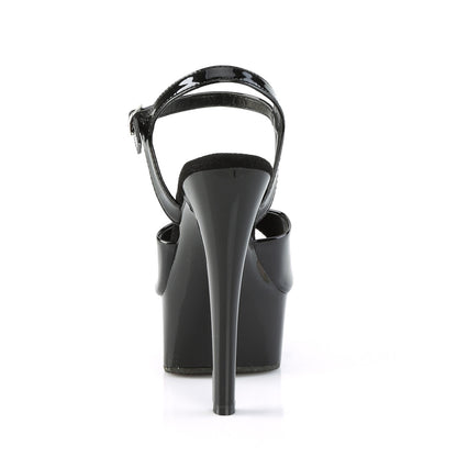 6" Heel, 1 3/4" PF Ankle Strap Sandal (Pleaser GLM609/B/M)