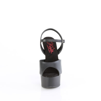 6" Heel, 1 3/4" PF Ankle Strap Sandal (Pleaser GLM609/B/M)