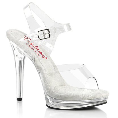 5" Heel, 3/4" PF Ankle Strap Sandal (Fabulicious GLORY508/C/M)