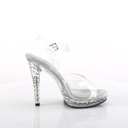 5" Heel, 3/4" PF Ankle Strap Sandal (Fabulicious GLORY508SDT/C/M)