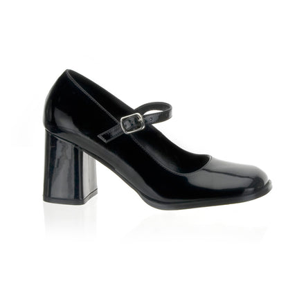 **3" Block Heel Mary Jane Pump, Retro (Funtasma GOGO50/B)