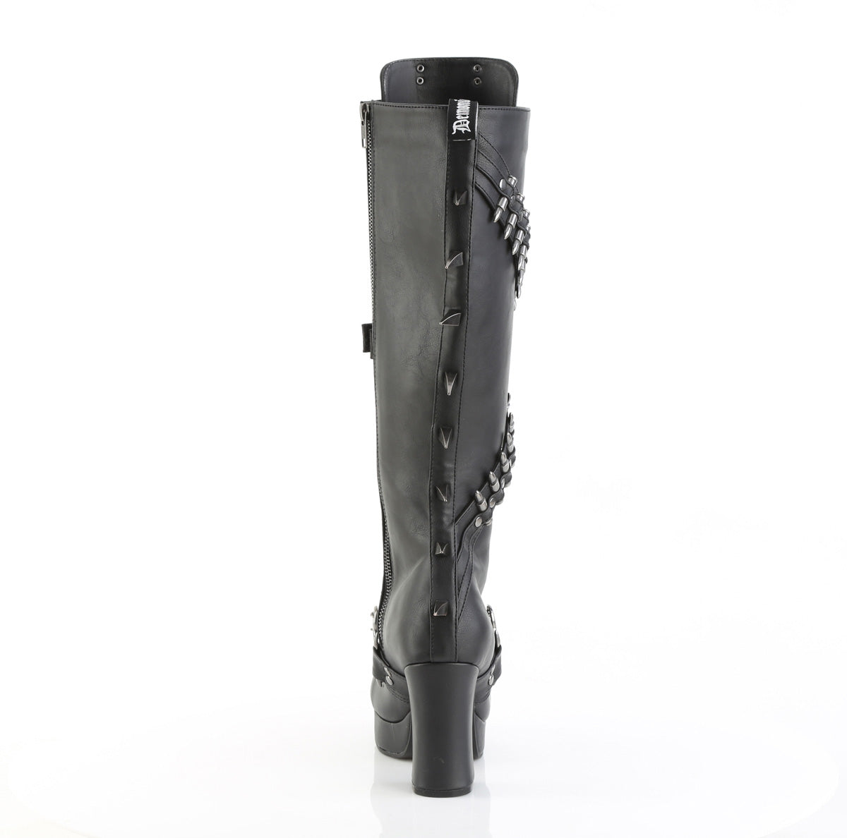 3 3/4" Heel, 1 1/4" PF Knee High Boot, Side Zip (Demonia GOT108/BVL)