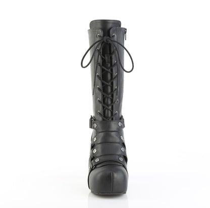 3 3/4" Heel, 1 1/4" PF Mid-Calf Boot, Side Zip (Demonia GOT152/BVL)