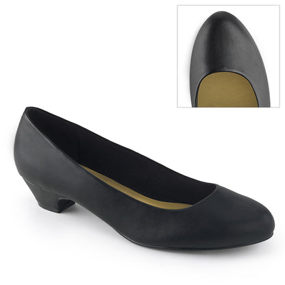 *1 1/4" Block Heel Classic Pump (Pleaser Pink Label GWEN01/B)
