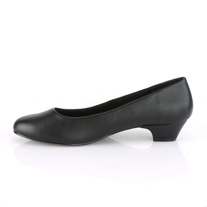 *1 1/4" Block Heel Classic Pump (Pleaser Pink Label GWEN01/B)