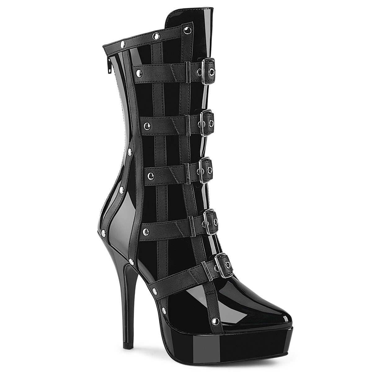 5 1/4" Ankle Boot, Inside Zip (Devious IND1038/B)