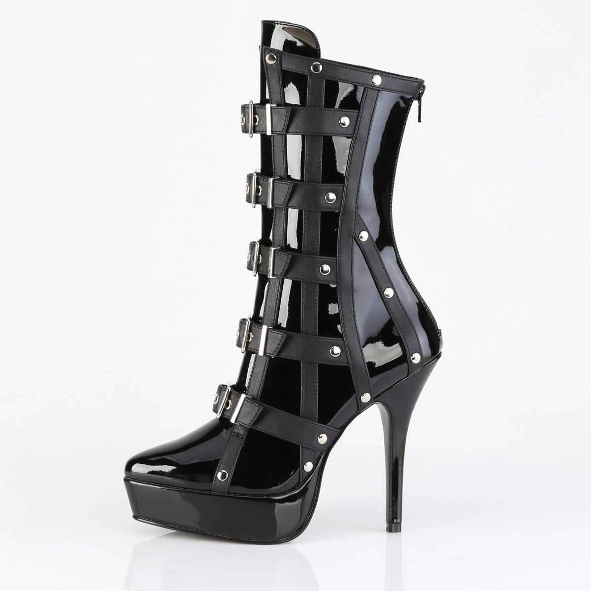 5 1/4" Ankle Boot, Inside Zip (Devious IND1038/B)