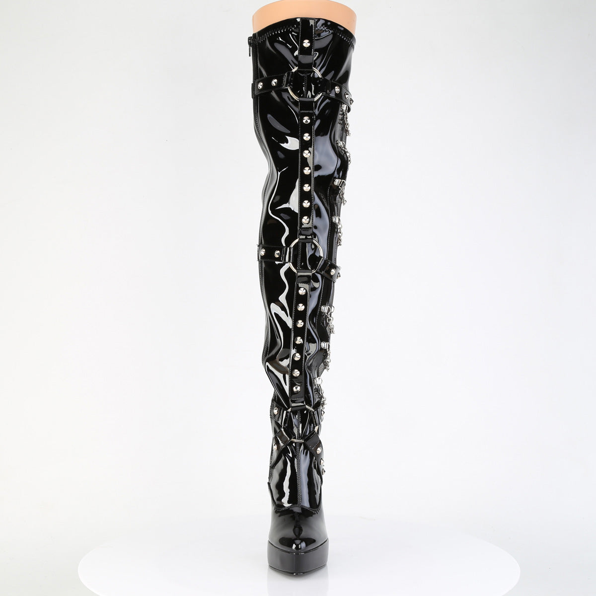 5 1/4" Stretch PF Thigh Boot, Inside Zip (Devious IND3026/B)