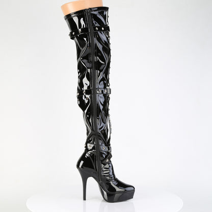 5 1/4" Stretch PF Thigh Boot, Inside Zip (Devious IND3026/B)