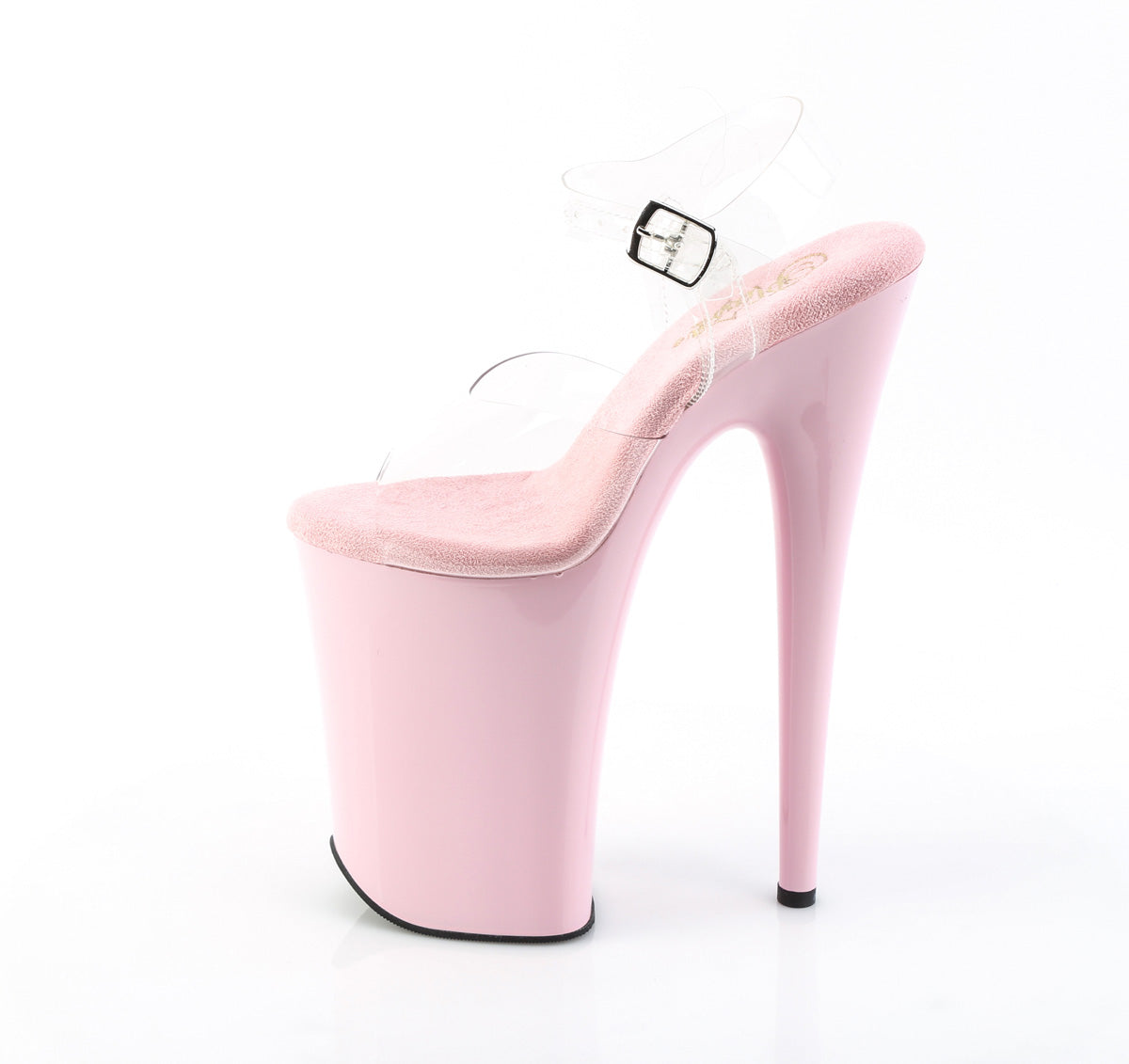 9" Heel, 5 1/4 PF Ankle Strap Sandal (Pleaser INF908/C/B)