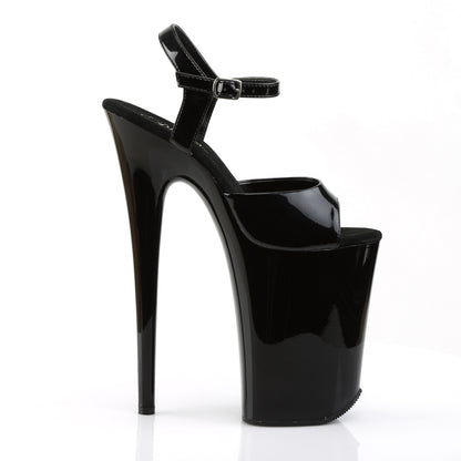 9" Heel, 5 1/4" PF Ankle Strap Sandal (Pleaser INF909/B/M)