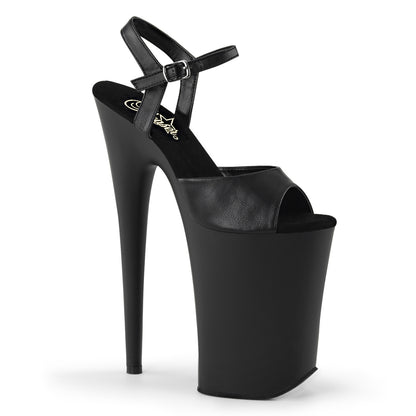 9" Heel, 5 1/4" PF Ankle Strap Sandal (Pleaser INF909/B/M)